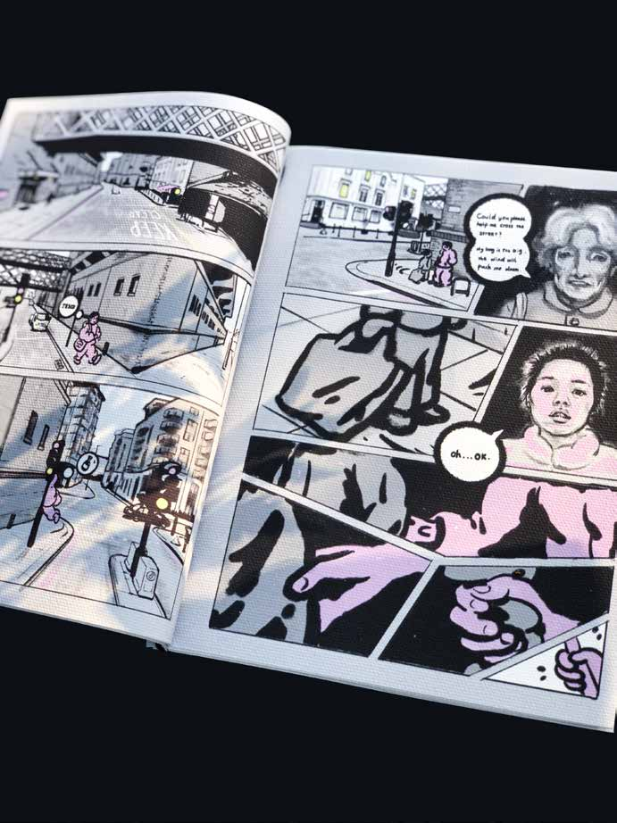Illustrated sequence from A Little Tenderness